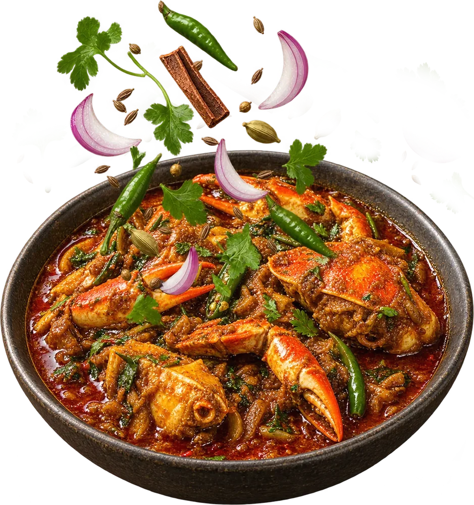 Crab curry