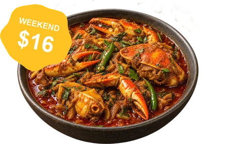 Crab curry