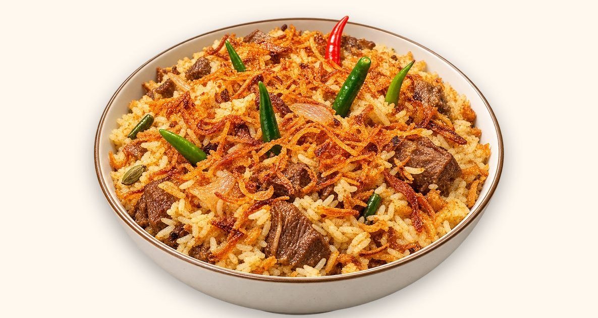 Mutton Tehari: the rice dish Dhaka eats for lunch